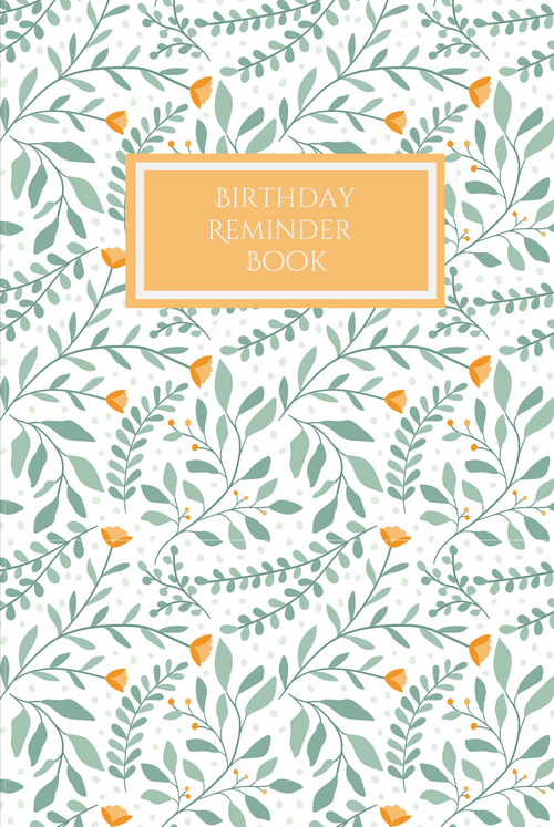 Birthday Reminder Book - A5 Notebook to Record & Remember Birthdays image 0