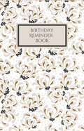 Birthday Reminder Book - A5 Notebook to Record & Remember Birthdays - Floral image 0