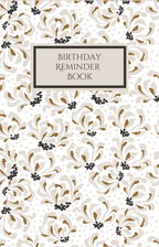 Birthday Reminder Book - A5 Notebook to Record & Remember Birthdays - Floral image 0