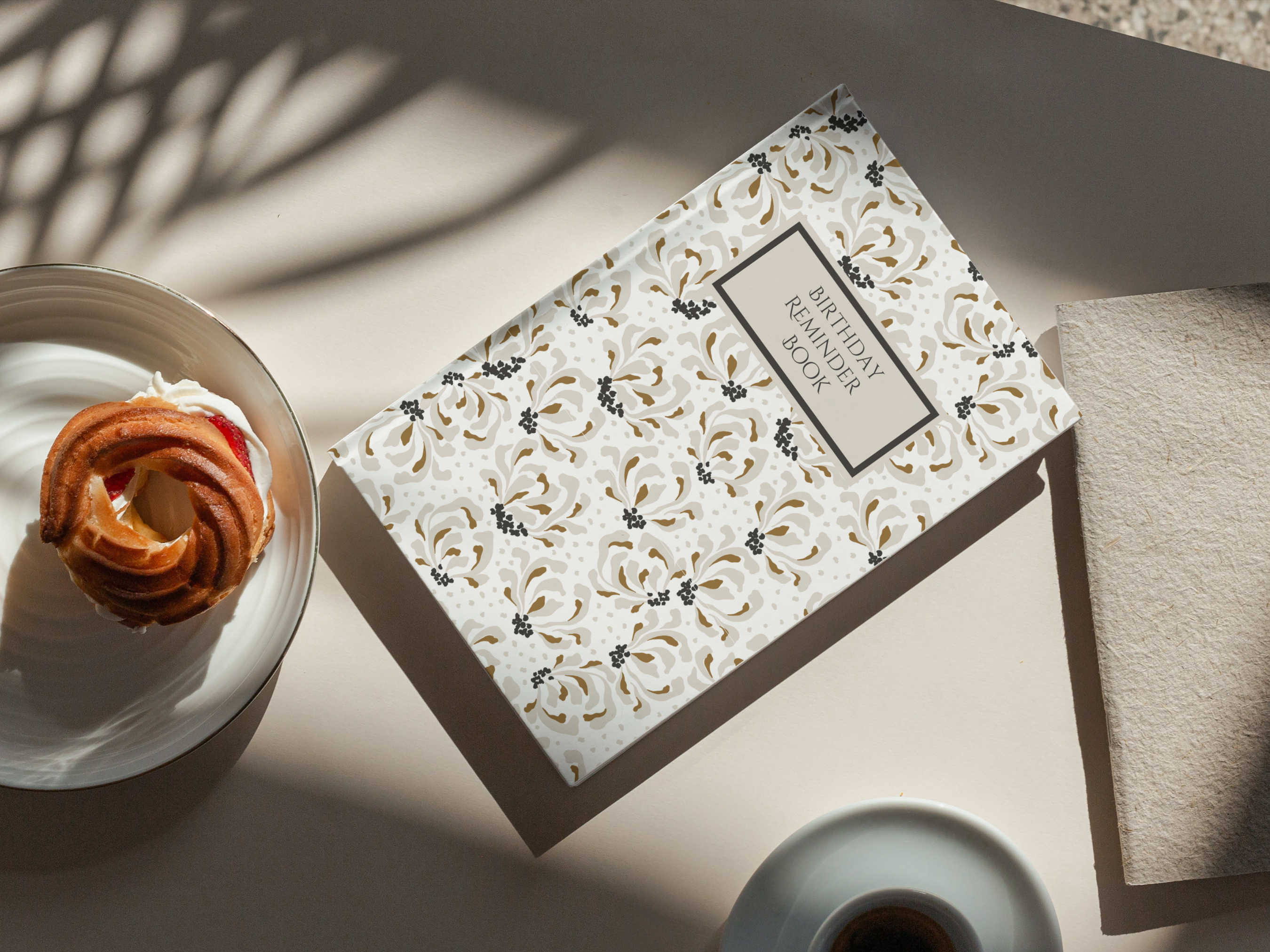 Birthday Reminder Book - A5 Notebook to Record & Remember Birthdays - Floral image 1